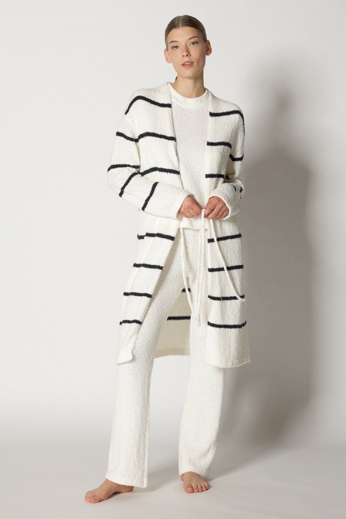 Terry Tropic Stripe Coat