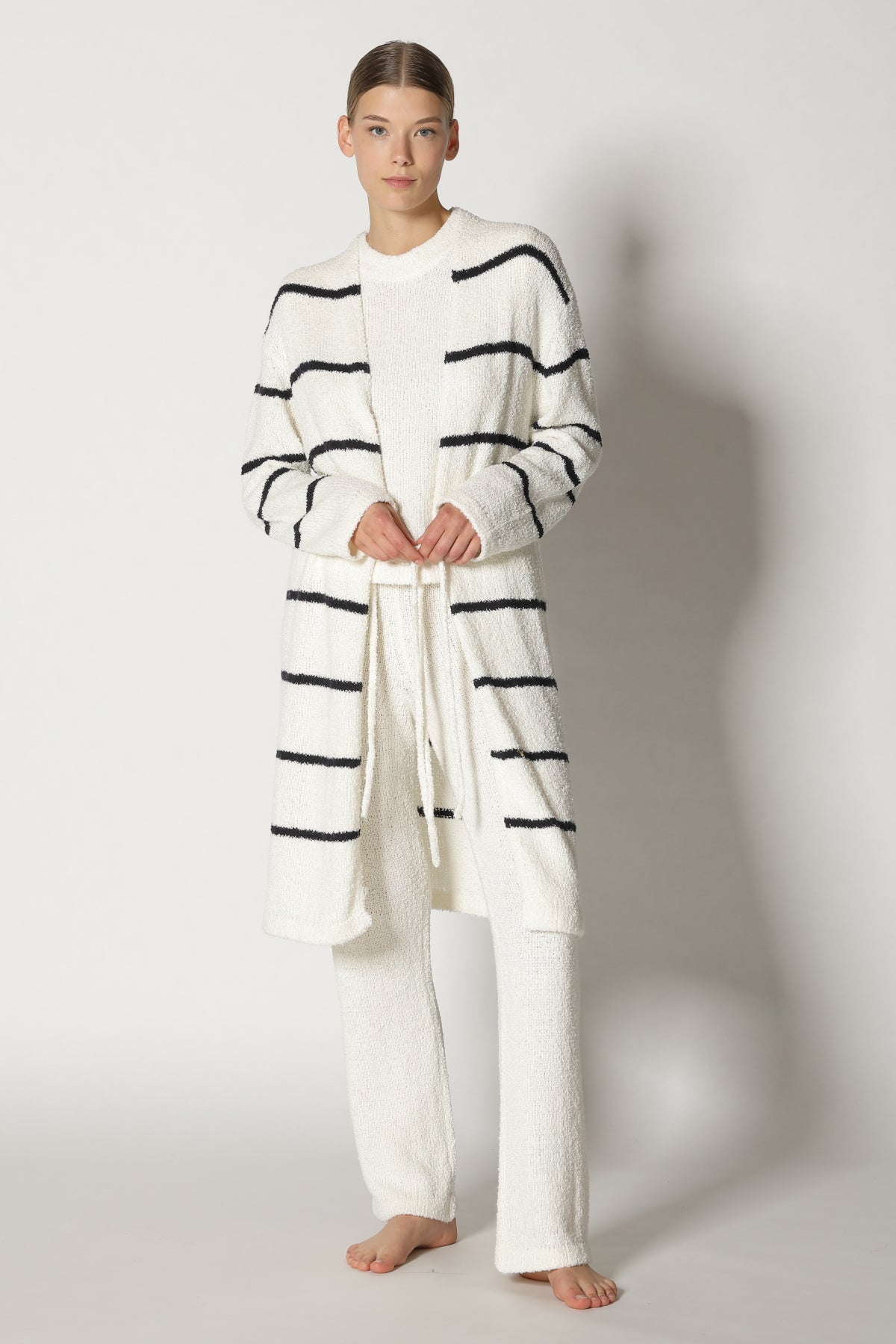 Terry Tropic Stripe Coat