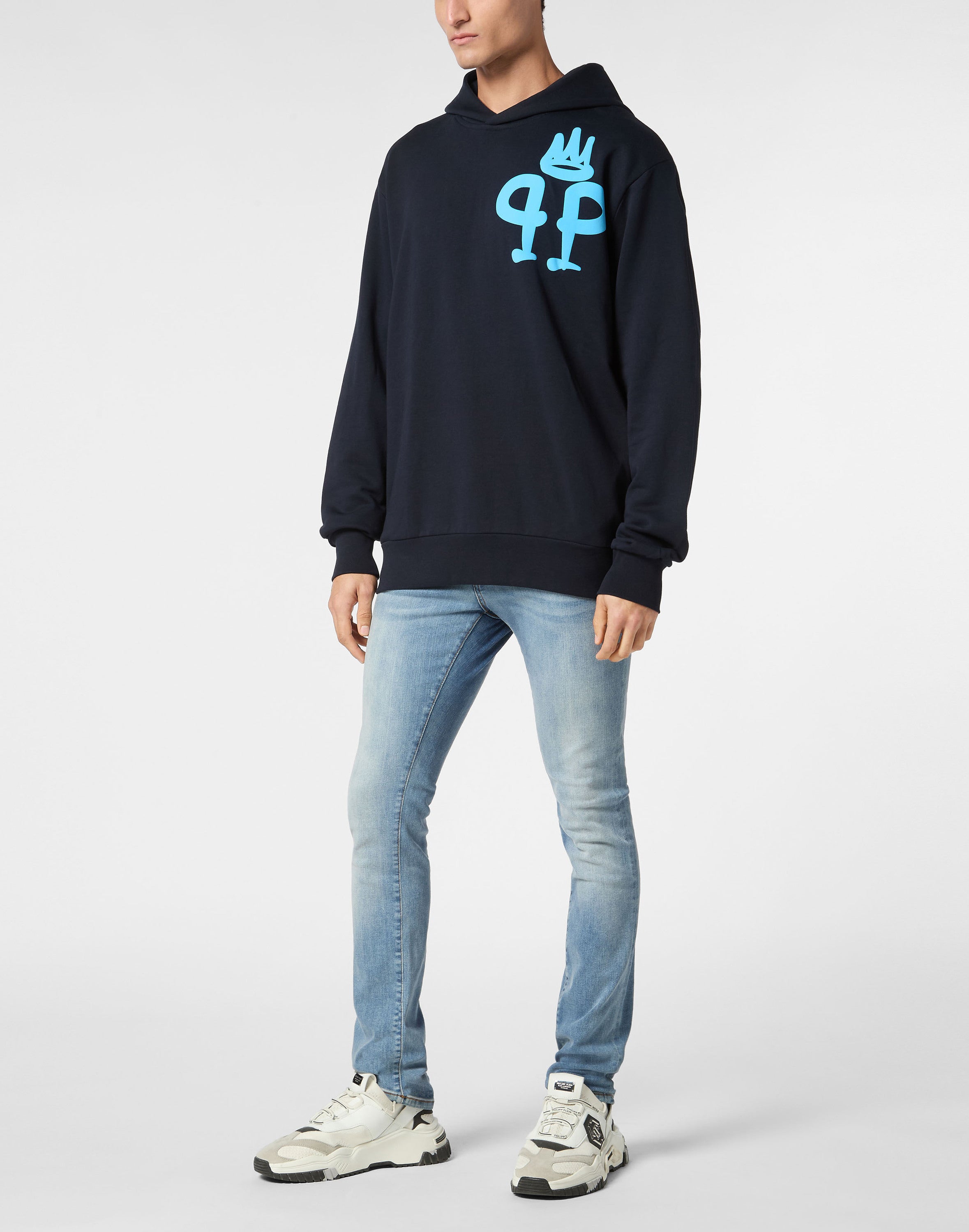 Hoodie Sweatshirt LS King Plein