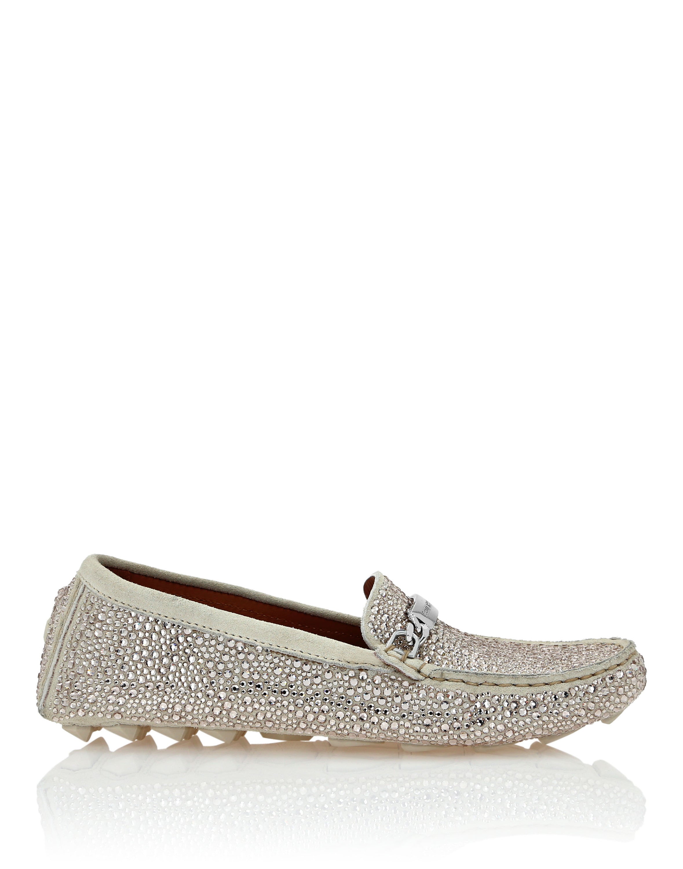 Suede Strass Moccasin