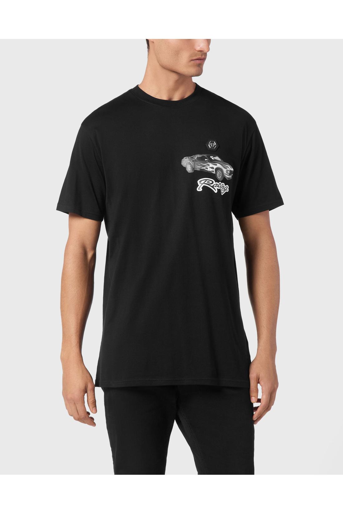 Philipp Plein Jersey T-shirt Round Neck SS Cars Racing, Shirts