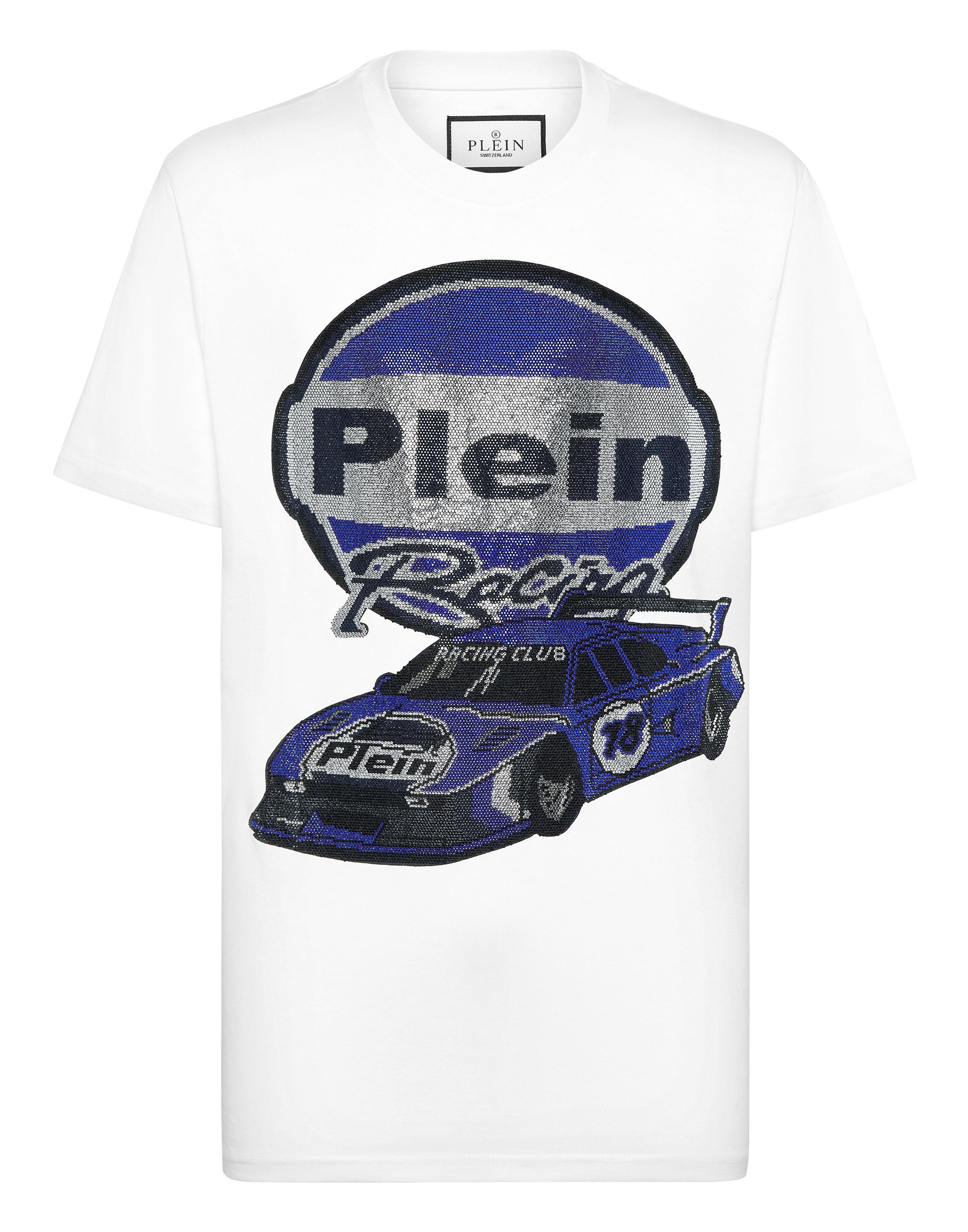 Jersey T-shirt Round Neck SS Strass Cars Racing