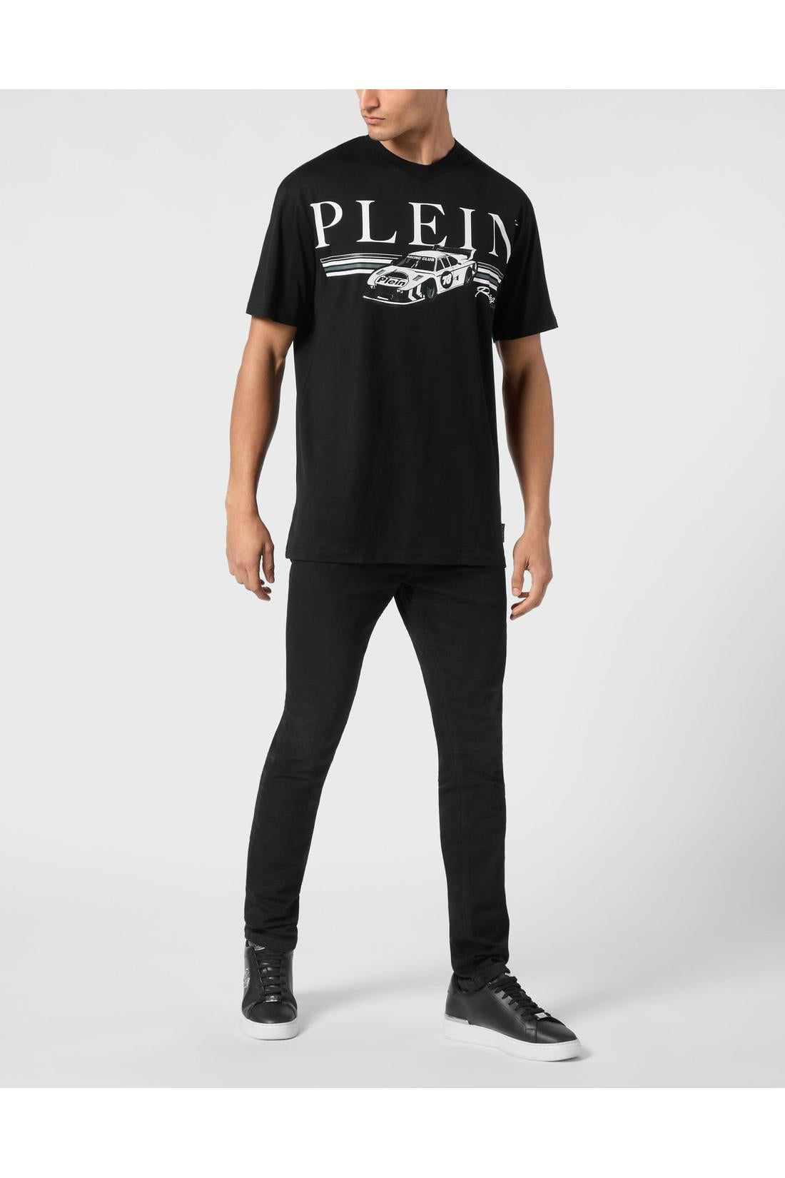 Philipp Plein Jersey T-shirt Round Neck SS Cars Racing, Shirts