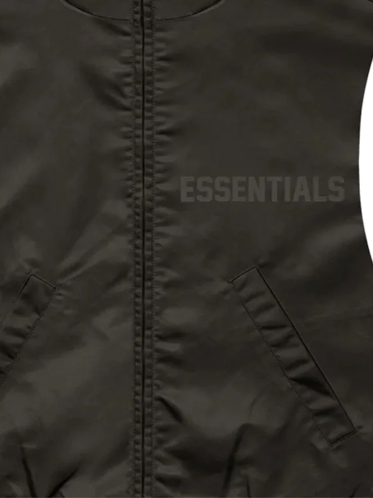 Fear Of God-OUTLET-SALE-Essentials Logo Off Black Running Vest-ARCHIVIST