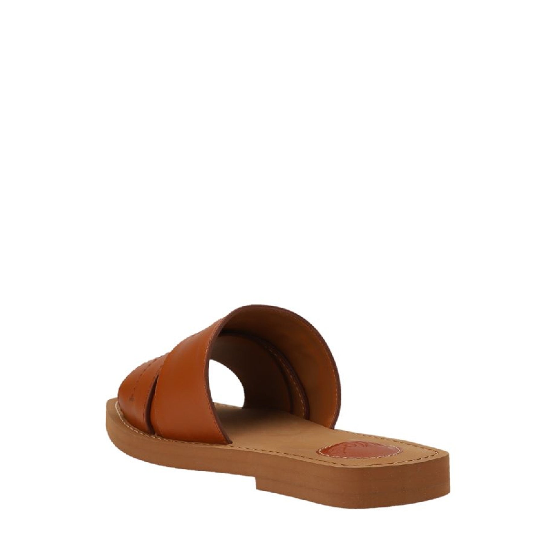 Chloè Logo Woody Flat Sandals-WOMEN SHOES-Chloé-ARCHIVIST