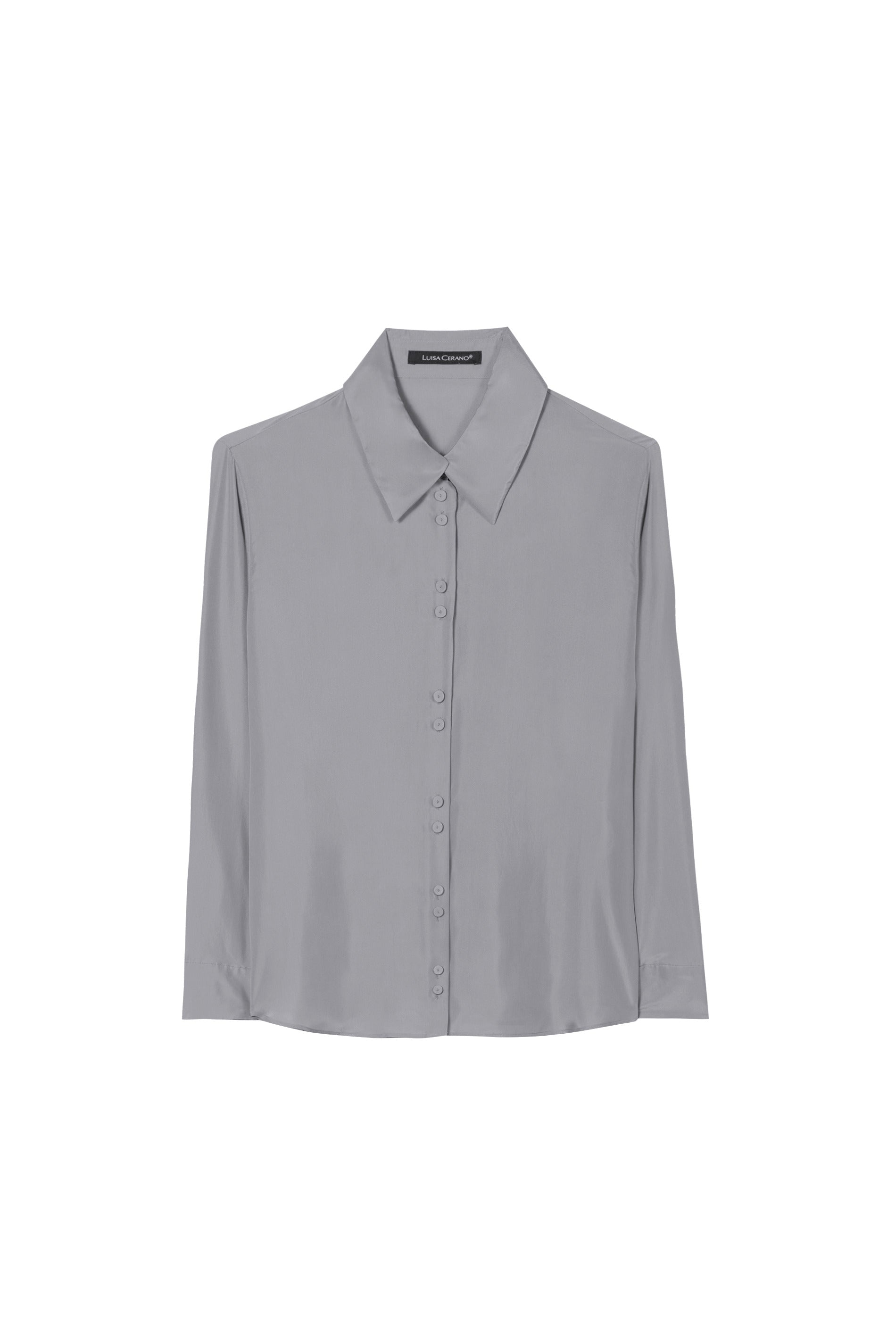 Hemdbluse mit Knopfdetails