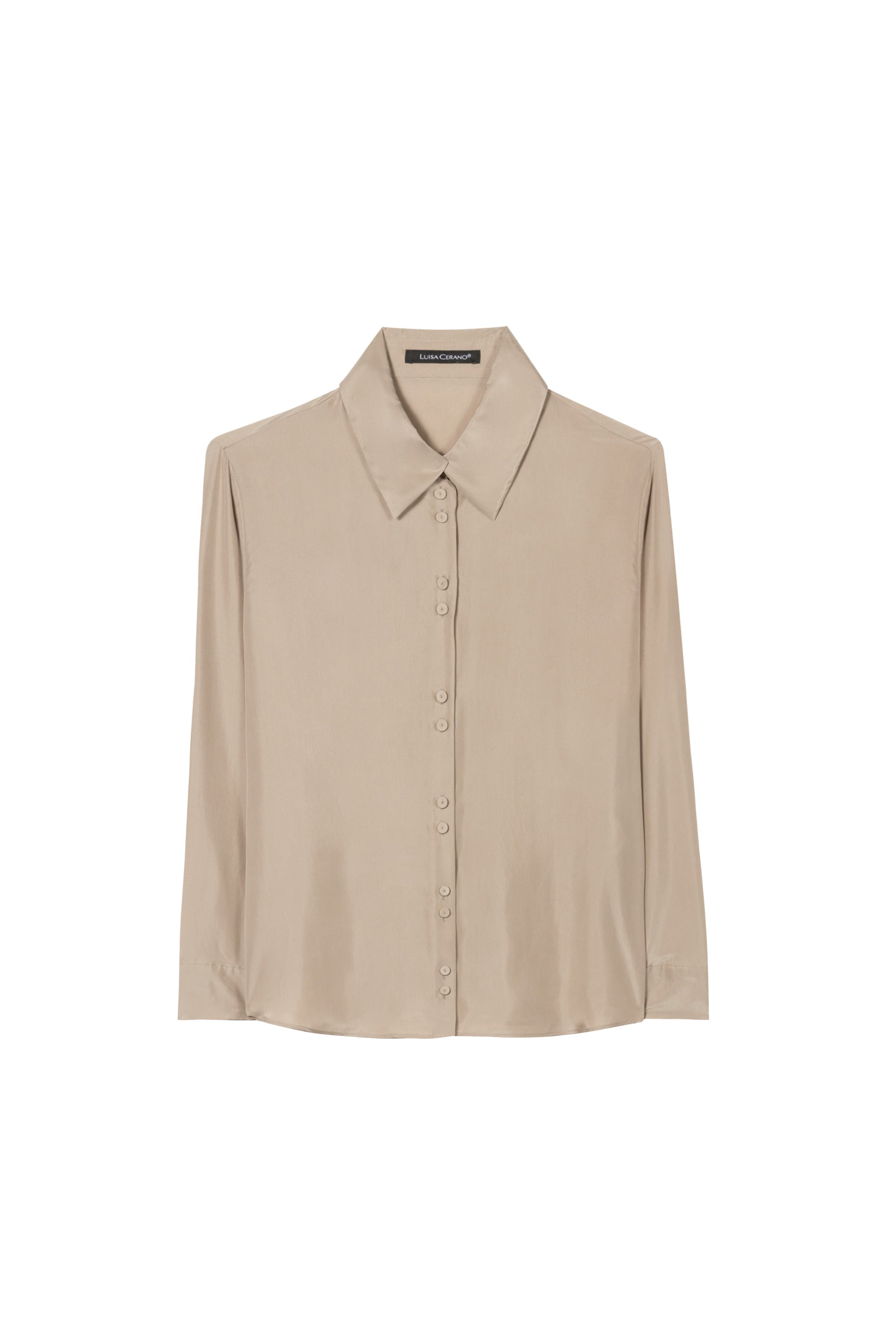 Hemdbluse mit Knopfdetails