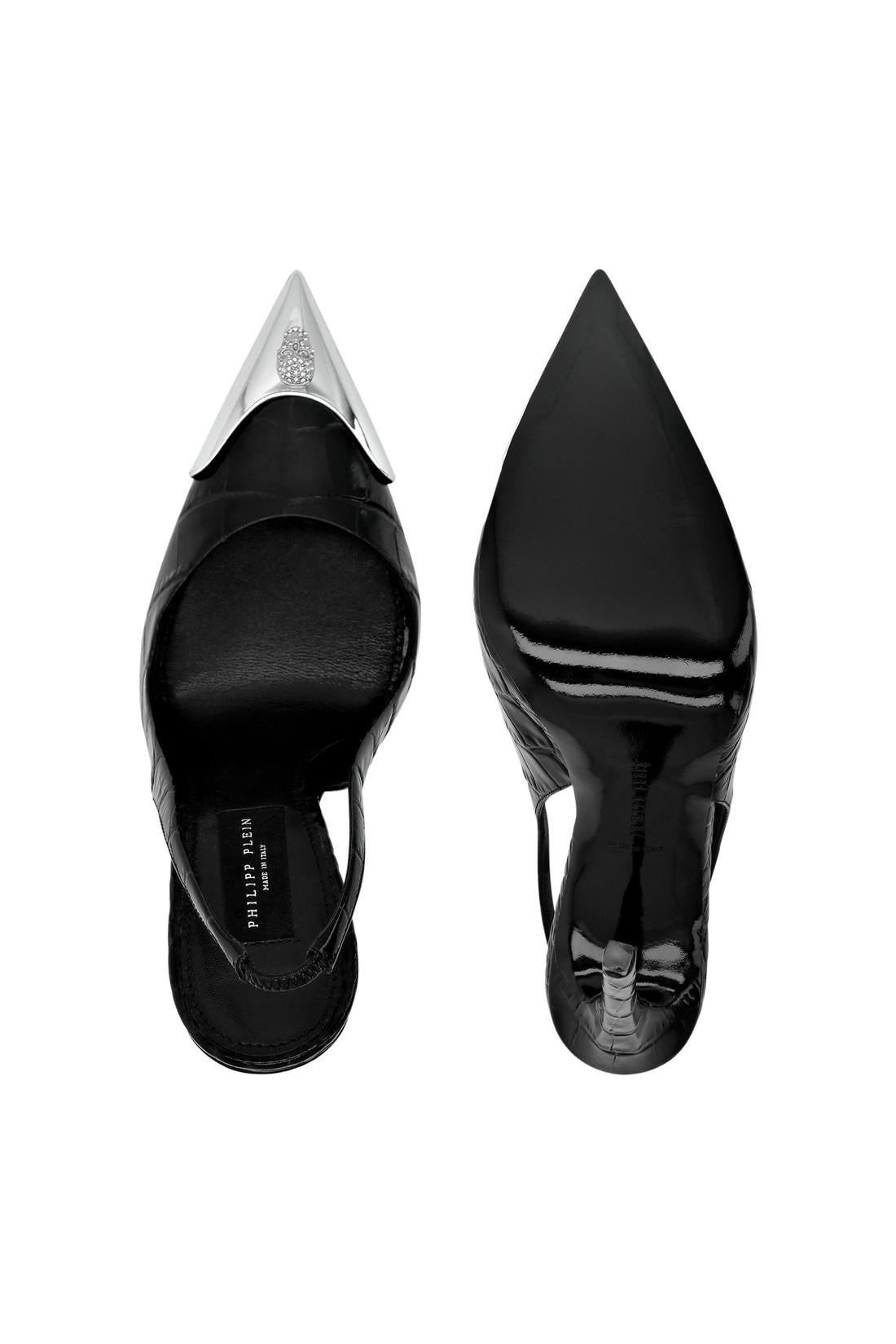 Philipp Plein Slingback shoes SKULL, Schuhe