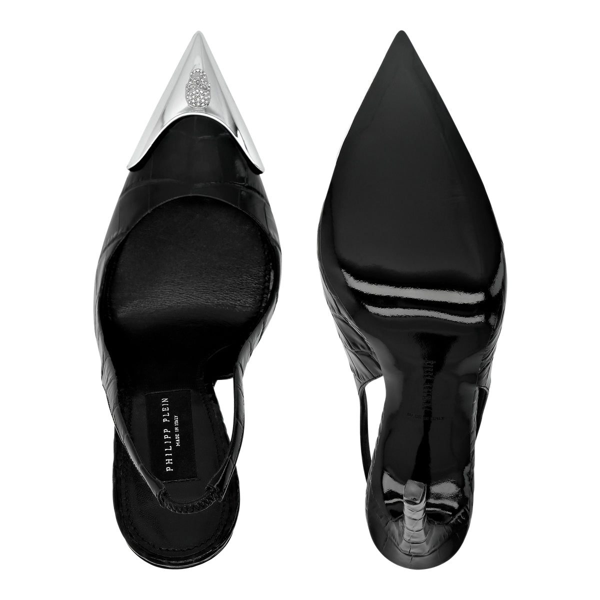 Slingback shoes SKULL