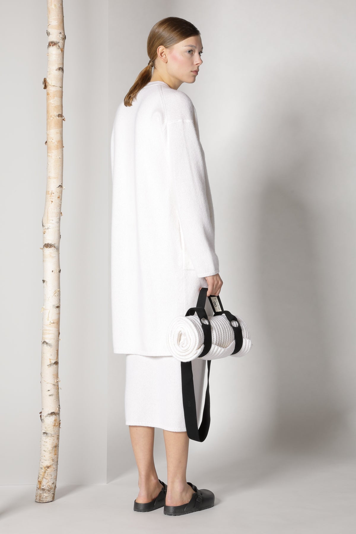 Sminfinity-Blurry Long Cardigan-Jacken & Mäntel-Black-Deal-Outlet-by-ARCHIVIST