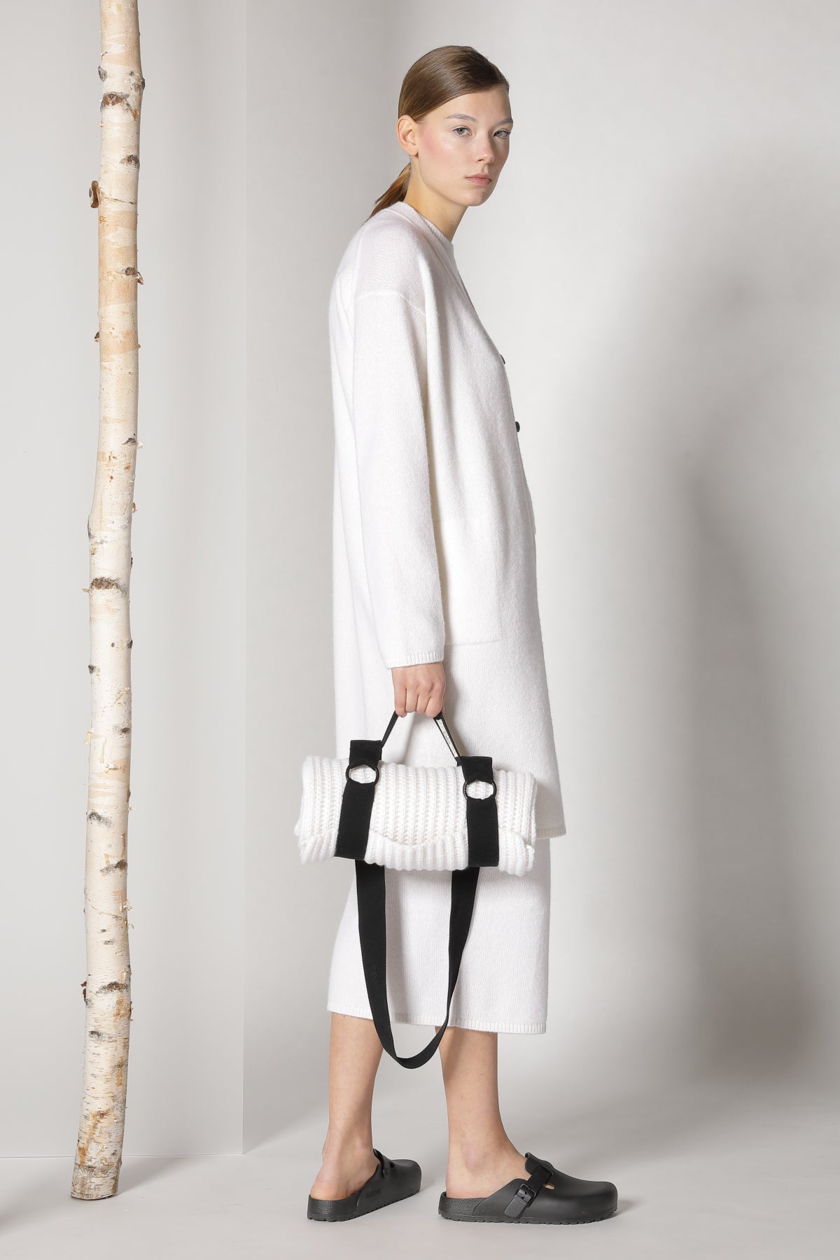 Sminfinity-Blurry Long Cardigan-Jacken & Mäntel-Black-Deal-Outlet-by-ARCHIVIST