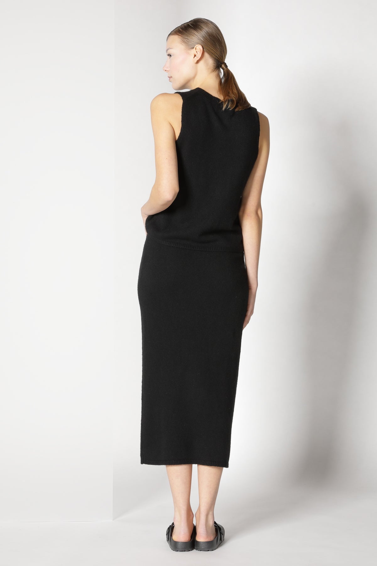 Sminfinity-Blurry Tulip Skirt-Kleider & Röcke-Black-Deal-Outlet-by-ARCHIVIST