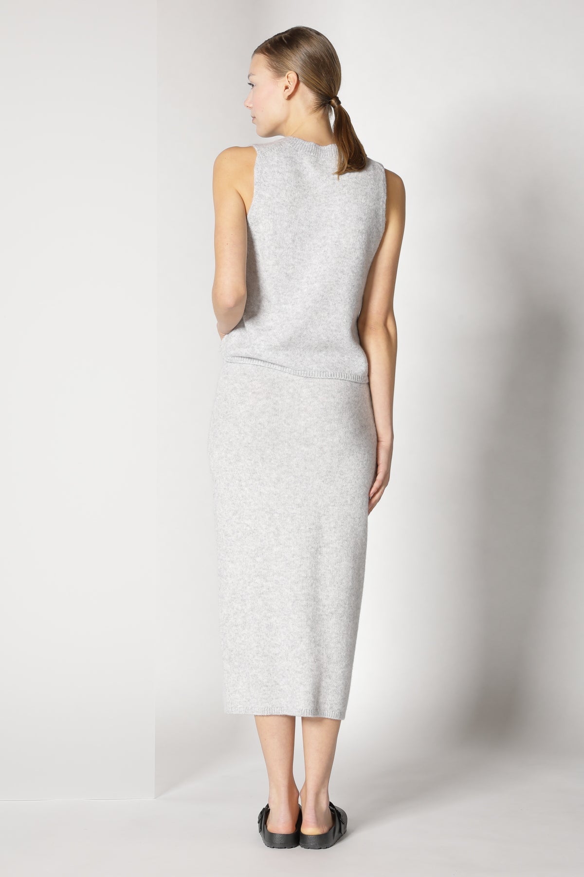 Sminfinity-Blurry Tulip Skirt-Kleider & Röcke-Black-Deal-Outlet-by-ARCHIVIST