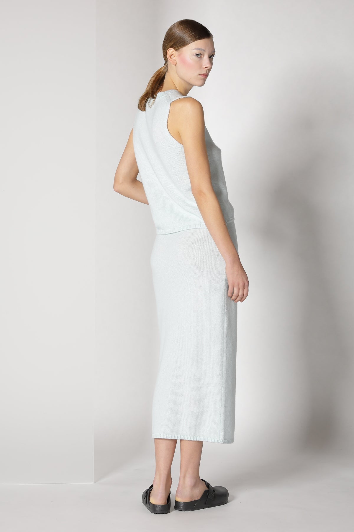 Sminfinity-Blurry Tulip Skirt-Kleider & Röcke-Black-Deal-Outlet-by-ARCHIVIST