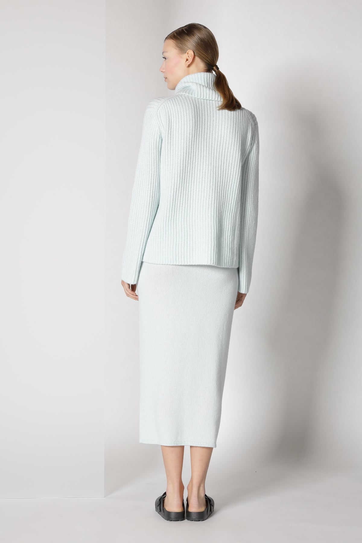 Sminfinity-Blurry Ribbed Zip-Jumper-Strick & Pullover-Black-Deal-Outlet-by-ARCHIVIST