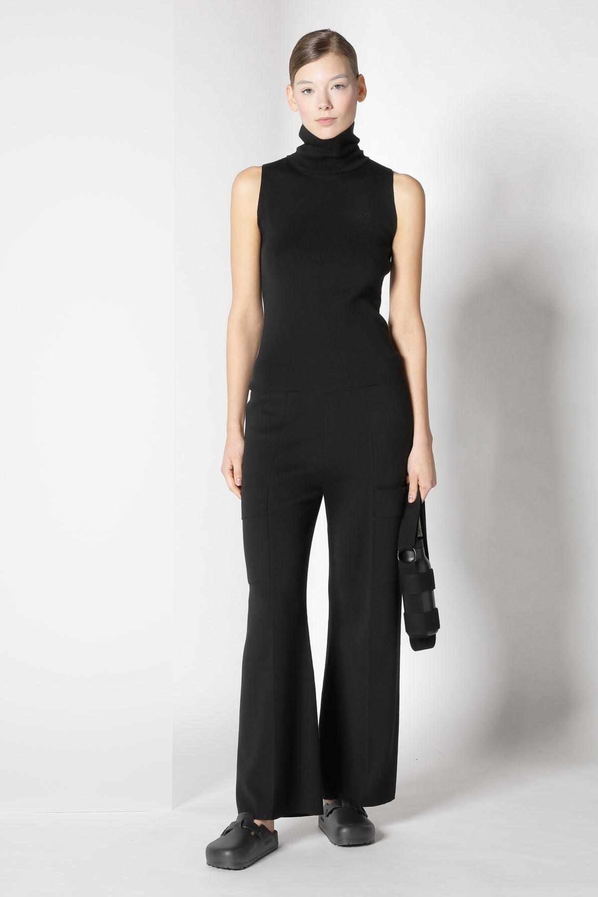 Sminfinity-Fitted Turtle Top-Shirts-Black-Deal-Outlet-by-ARCHIVIST