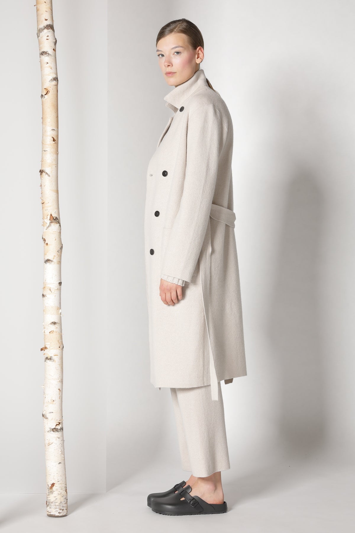 Sminfinity-Doubleface Pea Coat-Jacken & Mäntel-Black-Deal-Outlet-by-ARCHIVIST