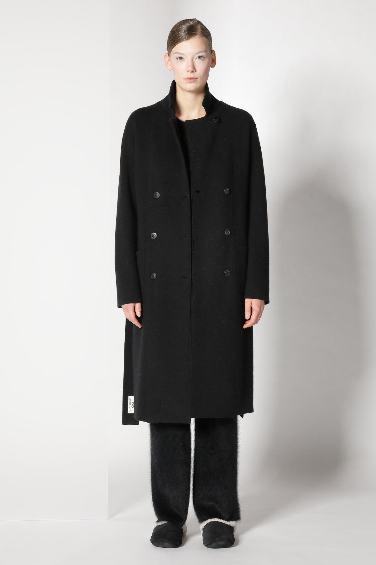 Sminfinity-Doubleface Pea Coat-Hosen-Black-Deal-Outlet-by-ARCHIVIST