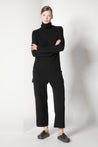 Sminfinity-Chilly Ribbed Turtleneck-Strick & Pullover-Black-Deal-Outlet-by-ARCHIVIST