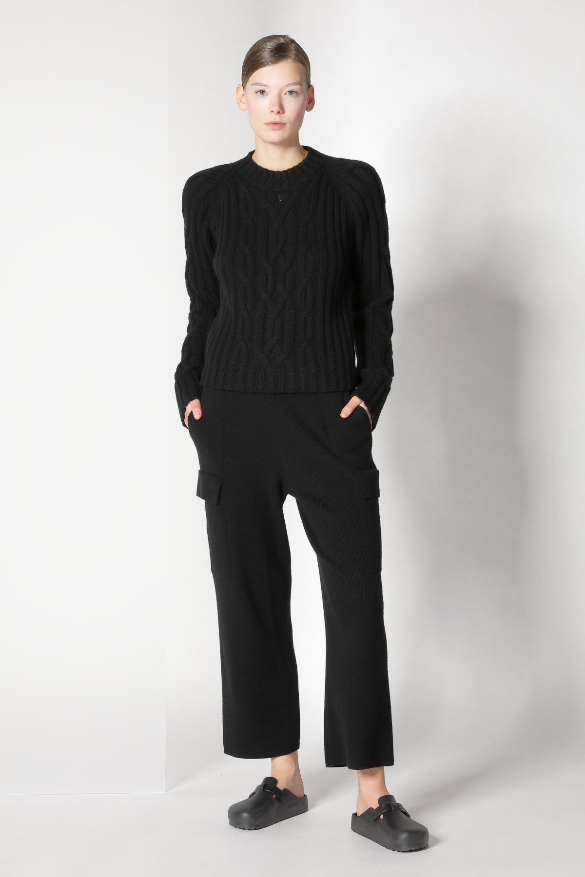 Sminfinity-Chilly Cable Jumper-Strick & Pullover-Black-Deal-Outlet-by-ARCHIVIST