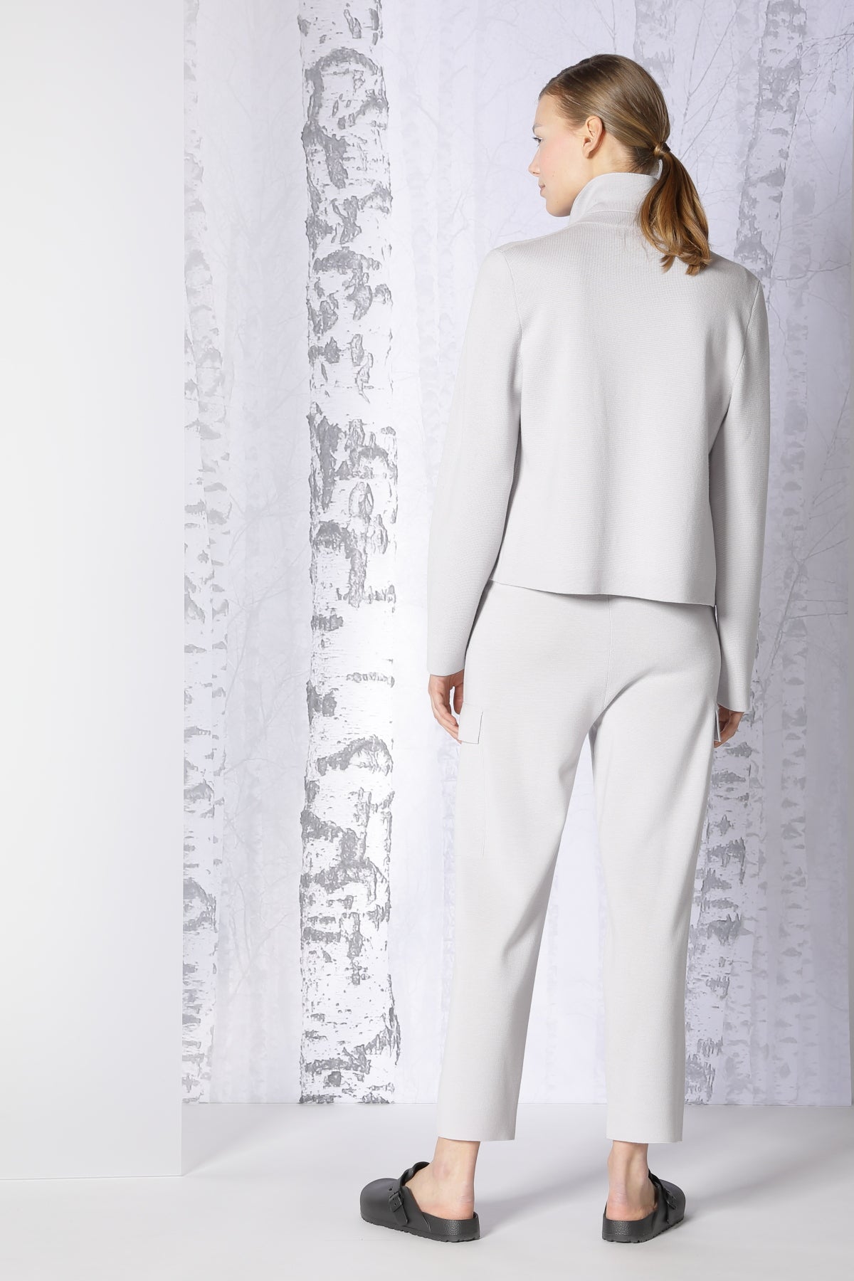 Sminfinity-Milano Cropped Jacket-Jacken & Mäntel-Black-Deal-Outlet-by-ARCHIVIST