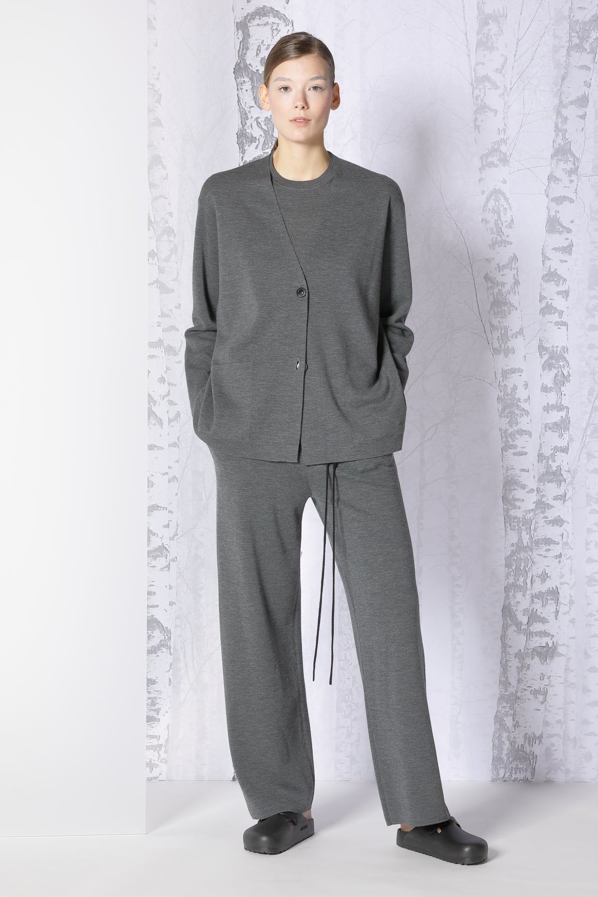 Sminfinity-Milano Slitted Jacket-Jacken & Mäntel-Black-Deal-Outlet-by-ARCHIVIST