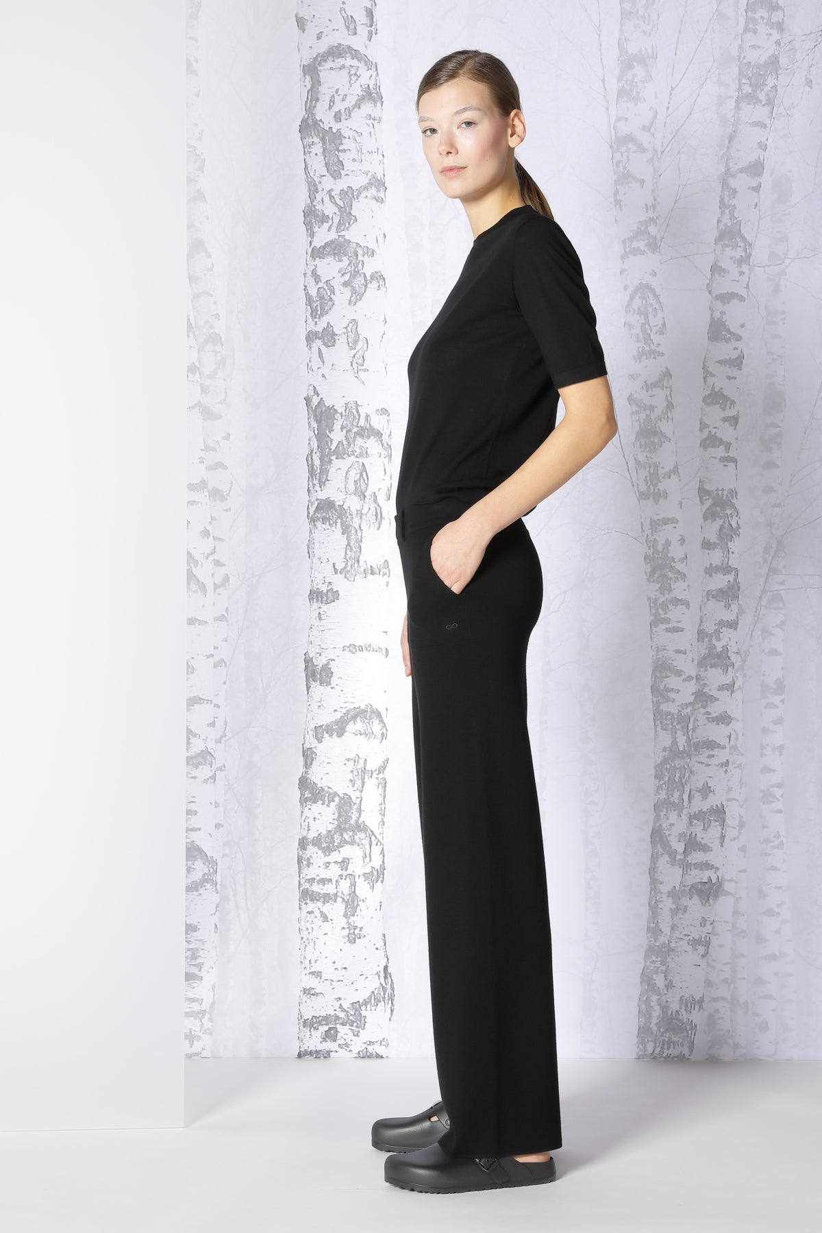 Sminfinity-Milano Palazzo Pants-Hosen-Black-Deal-Outlet-by-ARCHIVIST