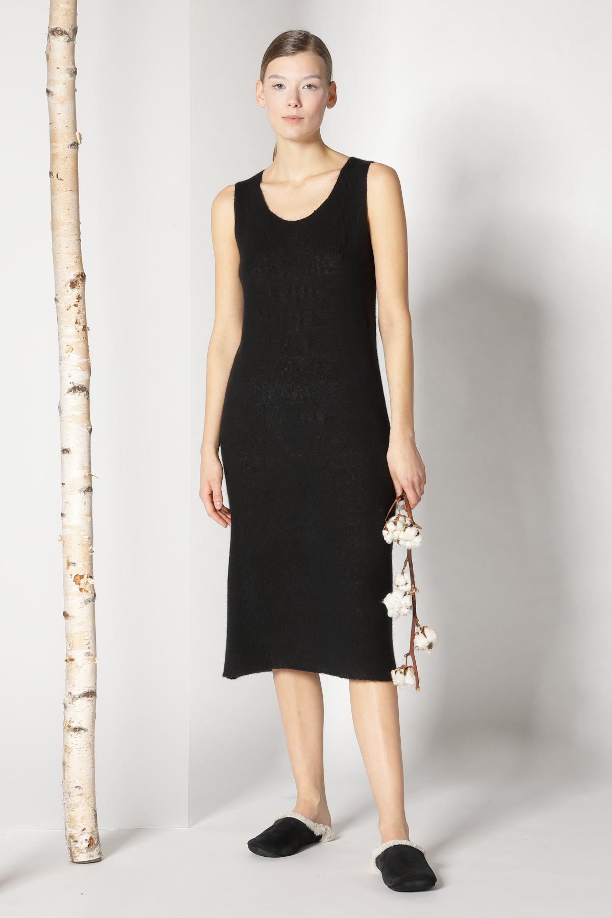 Sminfinity-Fluffy 1 Ply Tank Dress-Kleider & Röcke-Black-Deal-Outlet-by-ARCHIVIST