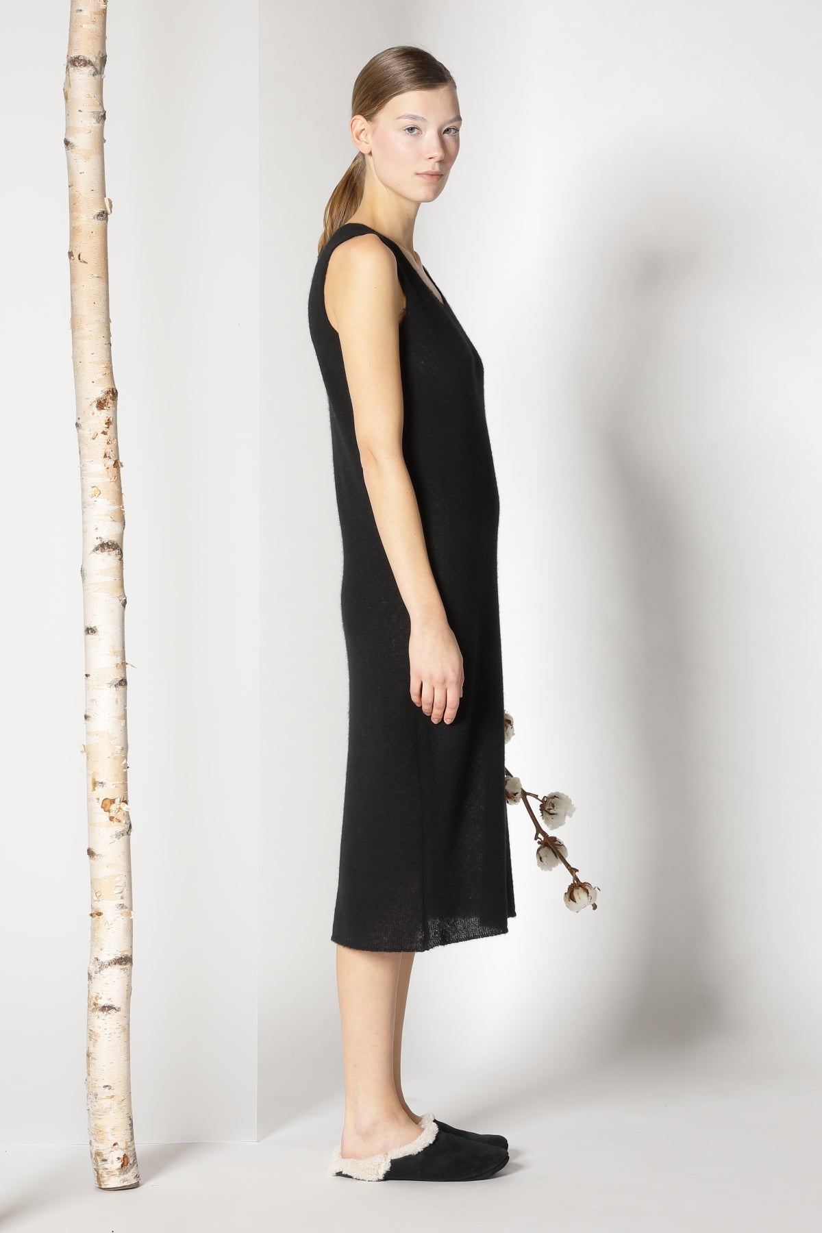 Sminfinity-Fluffy 1 Ply Tank Dress-Kleider & Röcke-Black-Deal-Outlet-by-ARCHIVIST