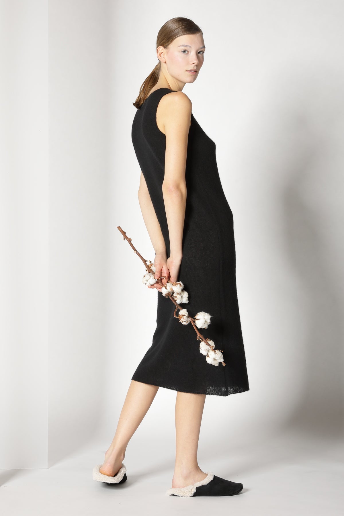 Sminfinity-Fluffy 1 Ply Tank Dress-Kleider & Röcke-Black-Deal-Outlet-by-ARCHIVIST