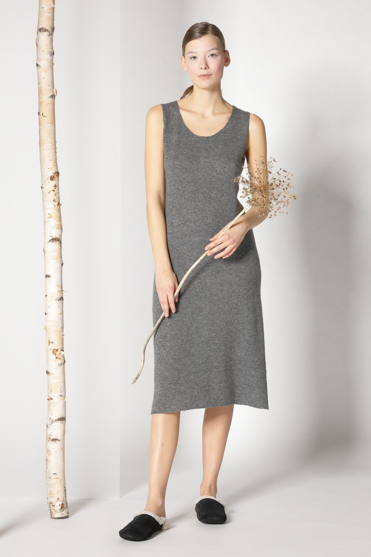 Sminfinity-Fluffy 1 Ply Tank Dress-Kleider & Röcke-Black-Deal-Outlet-by-ARCHIVIST