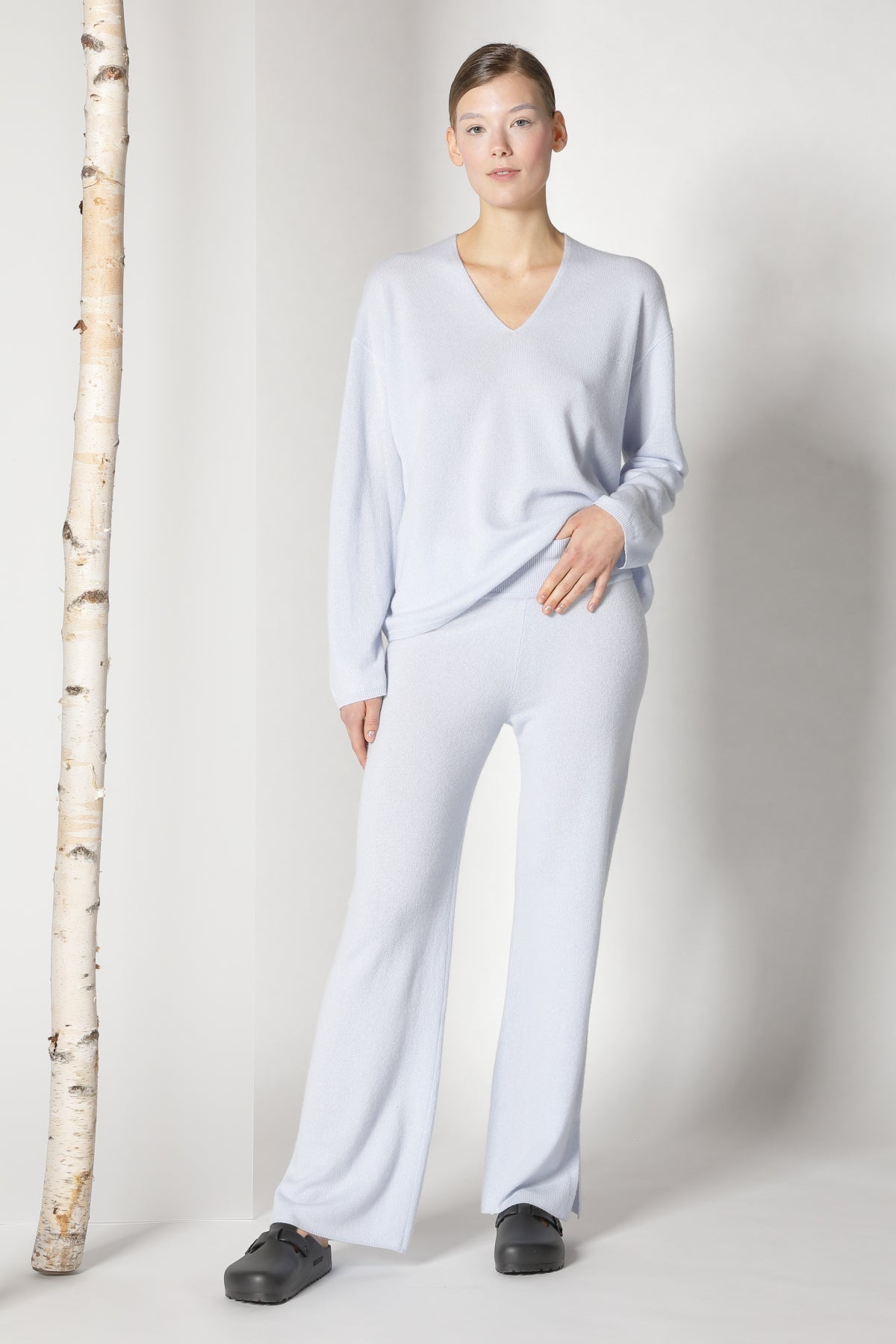 Sminfinity-Pure Slitted Pants-Hosen-Black-Deal-Outlet-by-ARCHIVIST