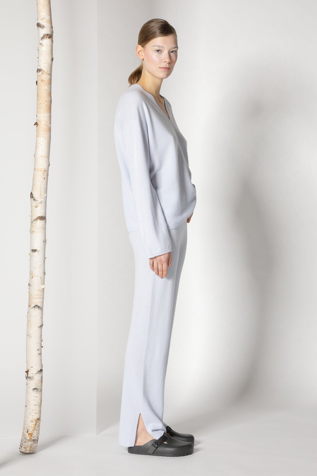 Sminfinity-Pure Slitted Pants-Hosen-Black-Deal-Outlet-by-ARCHIVIST