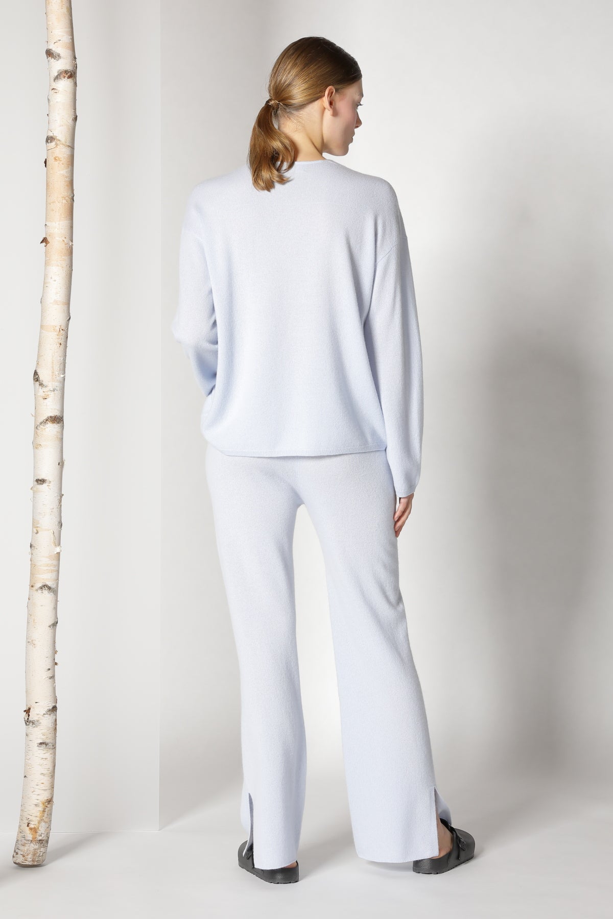 Sminfinity-Pure Slitted Pants-Hosen-Black-Deal-Outlet-by-ARCHIVIST