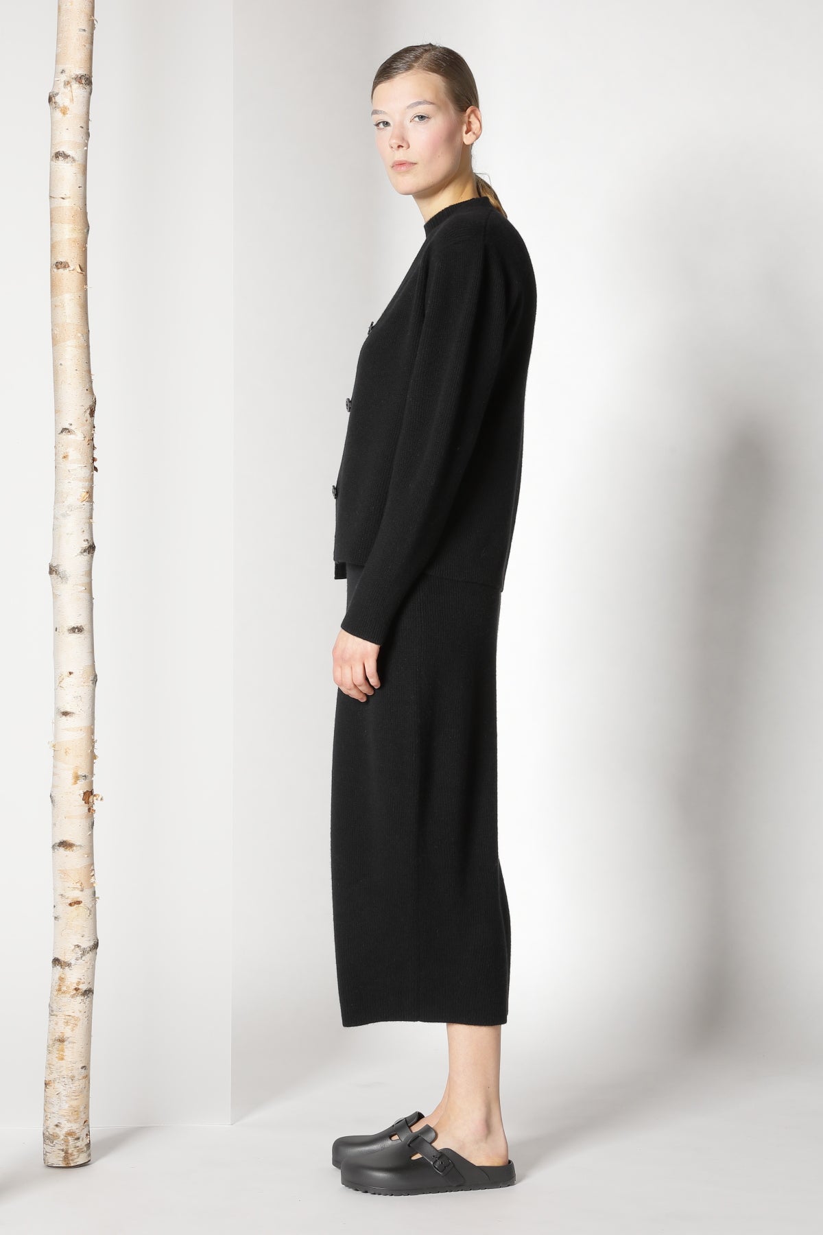 Sminfinity-Pure All Needle Cardigan-Jacken & Mäntel-Black-Deal-Outlet-by-ARCHIVIST