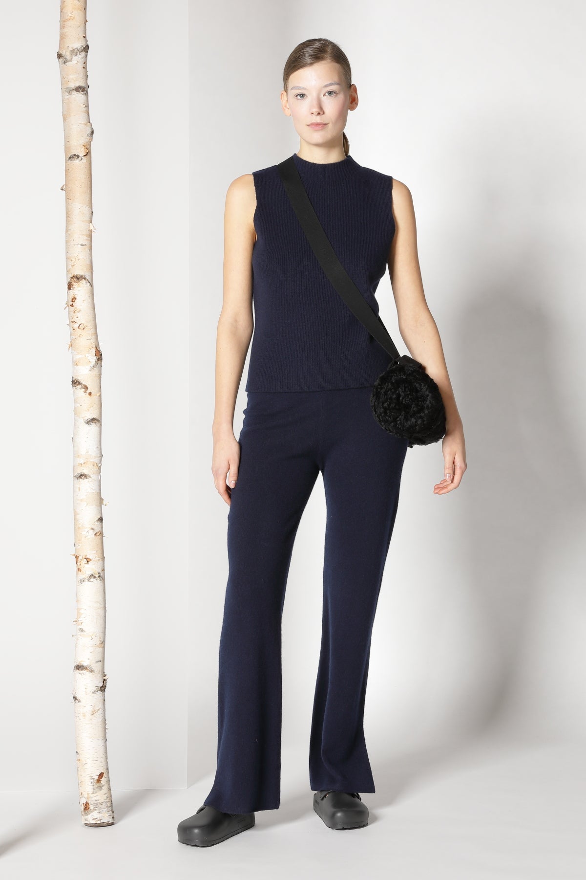 Sminfinity-Pure All Needle Top-Strick & Pullover-Black-Deal-Outlet-by-ARCHIVIST