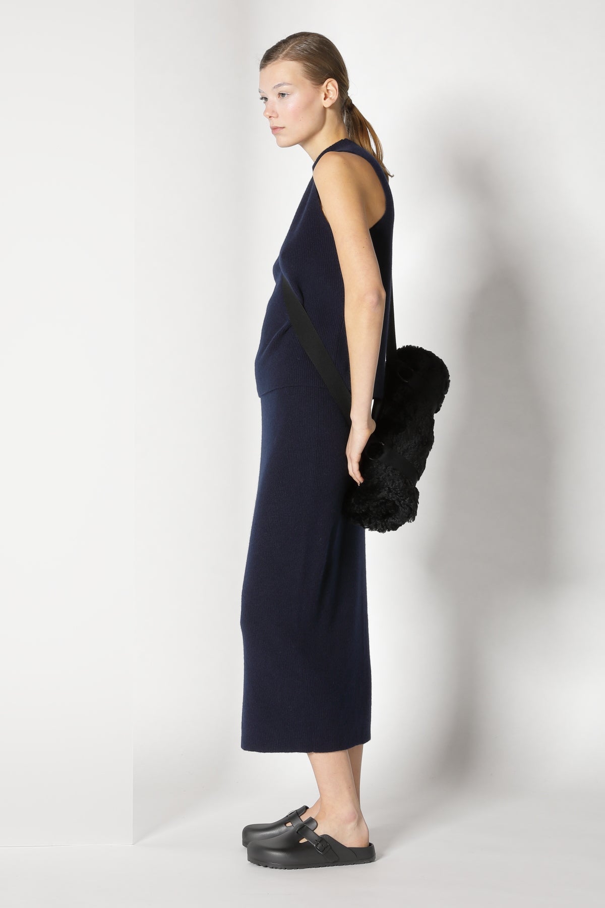 Sminfinity-Pure All Needle Top-Strick & Pullover-Black-Deal-Outlet-by-ARCHIVIST