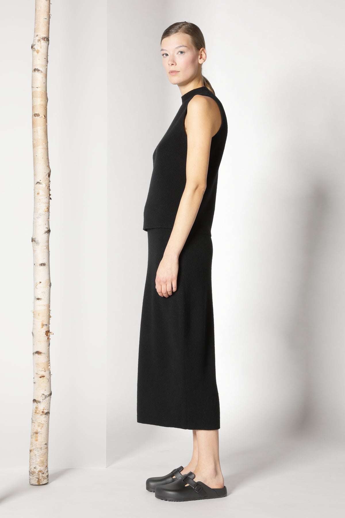 Sminfinity-Pure All Needle Top-Strick & Pullover-Black-Deal-Outlet-by-ARCHIVIST