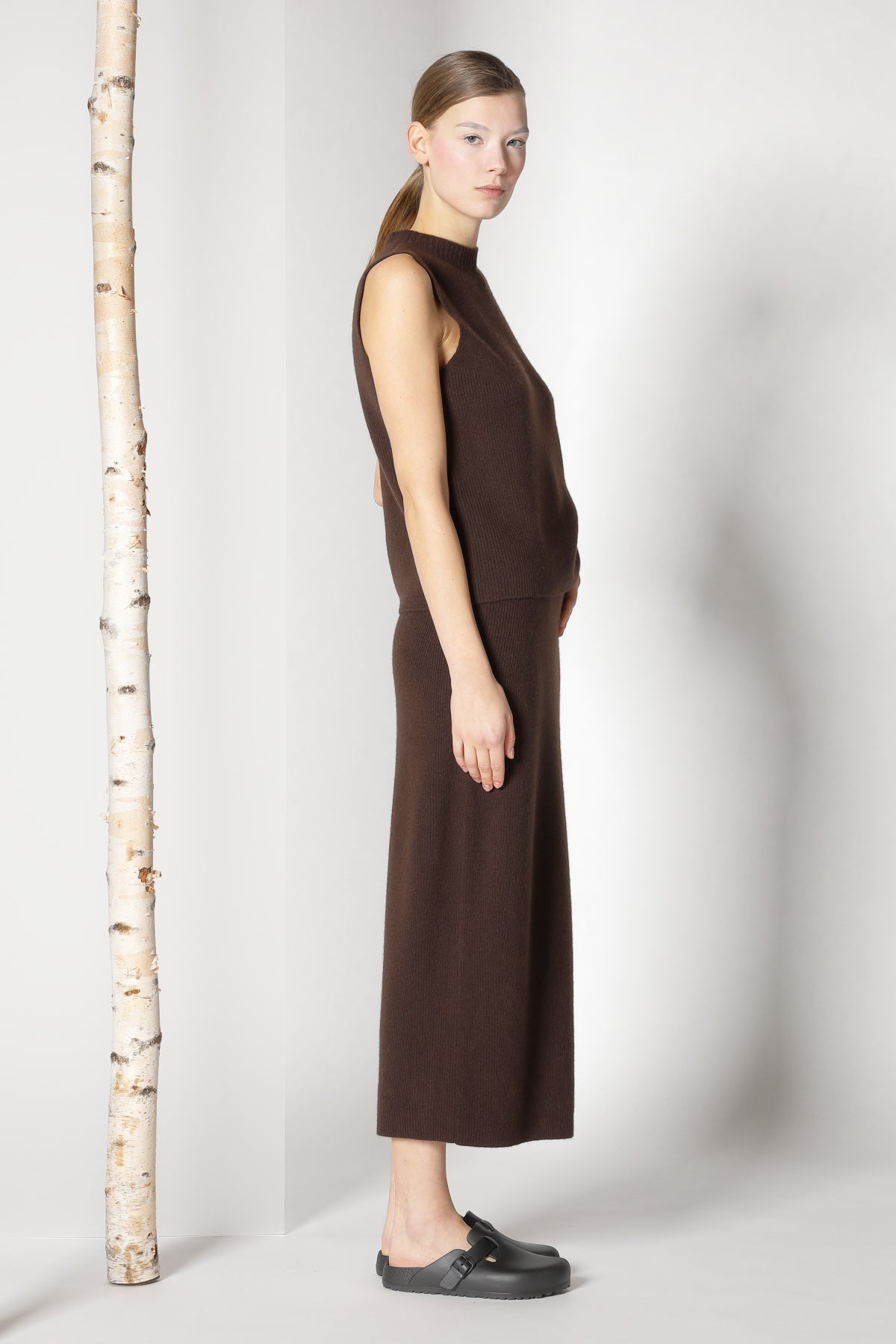 Sminfinity-Pure All Needle Tulip Skirt-Kleider & Röcke-Black-Deal-Outlet-by-ARCHIVIST