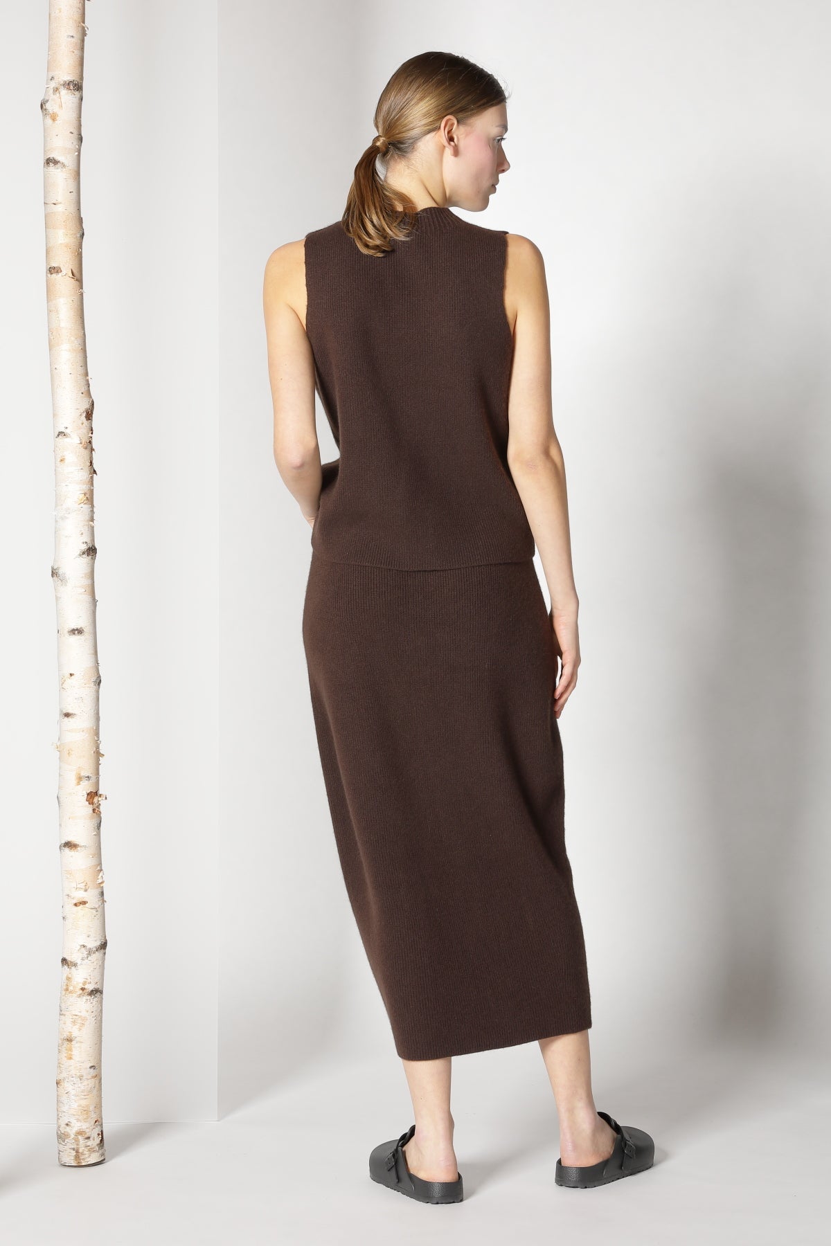 Sminfinity-Pure All Needle Tulip Skirt-Kleider & Röcke-Black-Deal-Outlet-by-ARCHIVIST