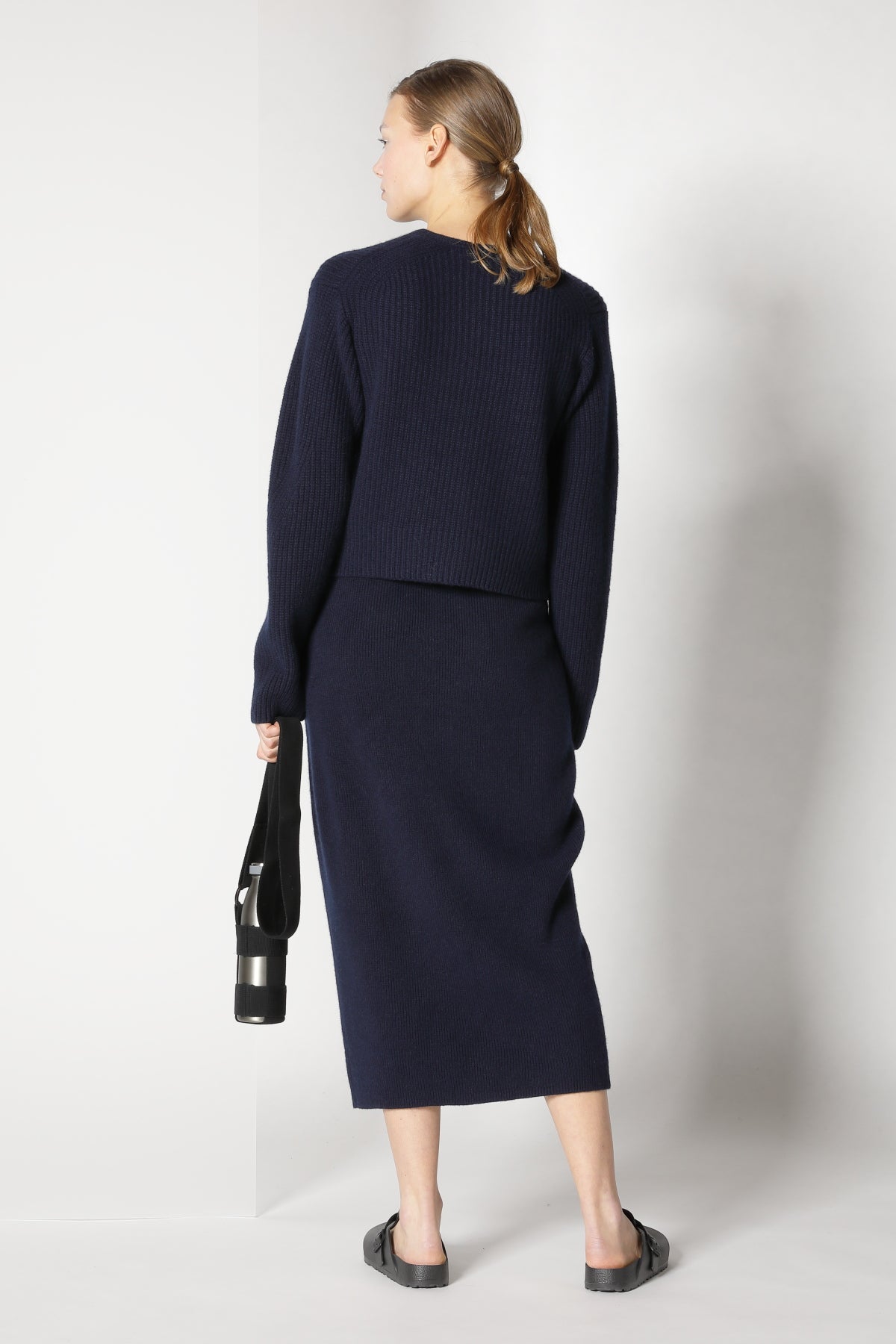 Sminfinity-Pure Icon Rib Jacket-Strick & Pullover-Black-Deal-Outlet-by-ARCHIVIST