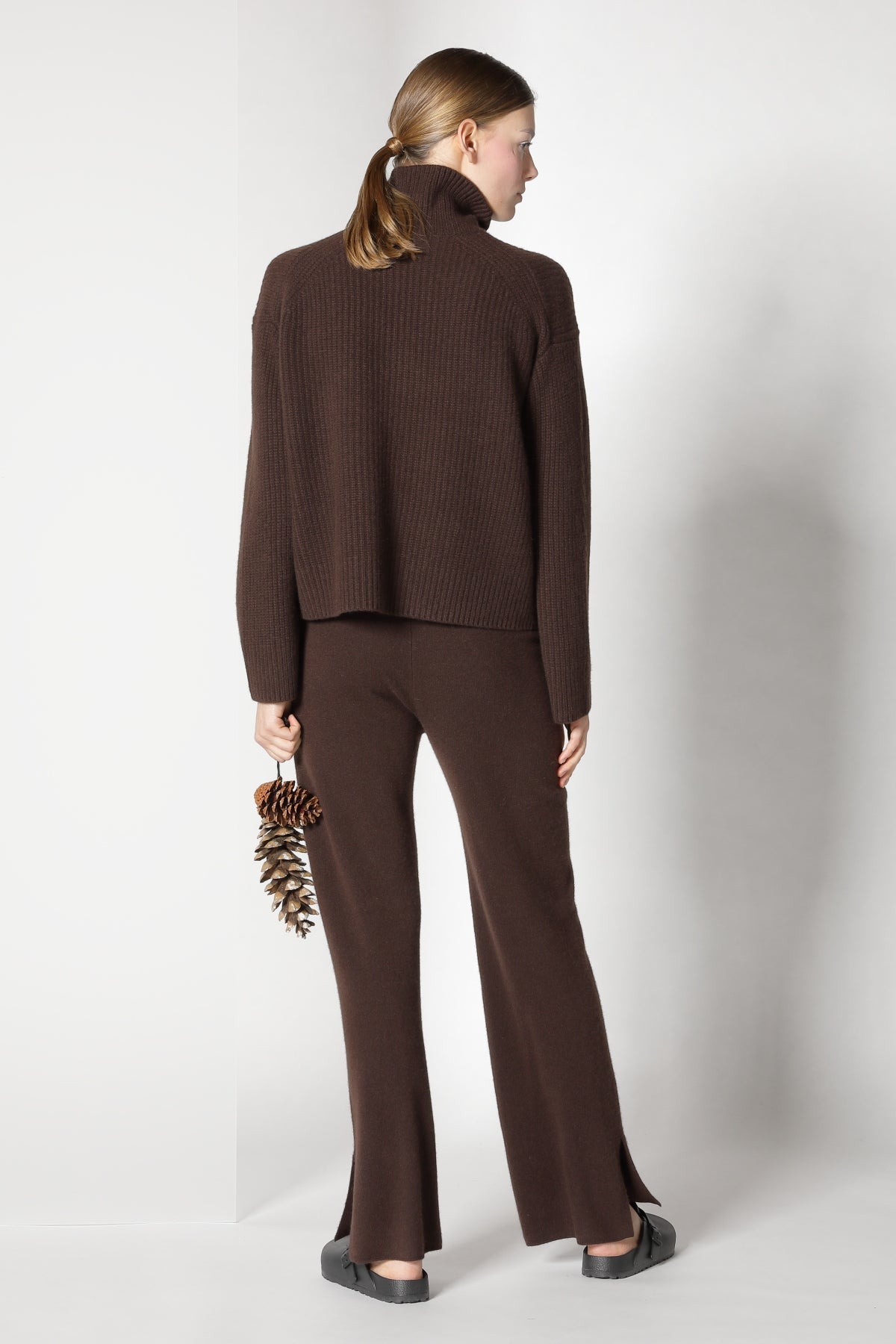 Sminfinity-Pure Icon Rib Turtle-Strick & Pullover-Black-Deal-Outlet-by-ARCHIVIST