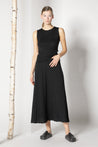 Sminfinity-Silky Rib Skirt-Kleider & Röcke-Black-Deal-Outlet-by-ARCHIVIST
