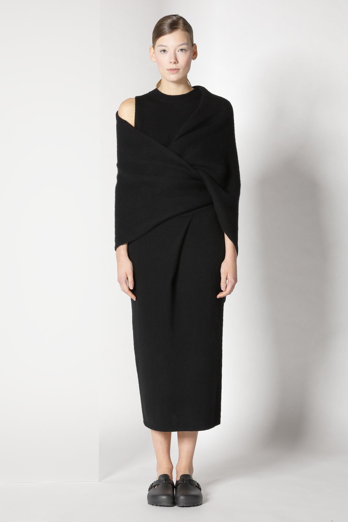 Sminfinity-Blurry Triangle Scarf-Accessoires-Black-Deal-Outlet-by-ARCHIVIST