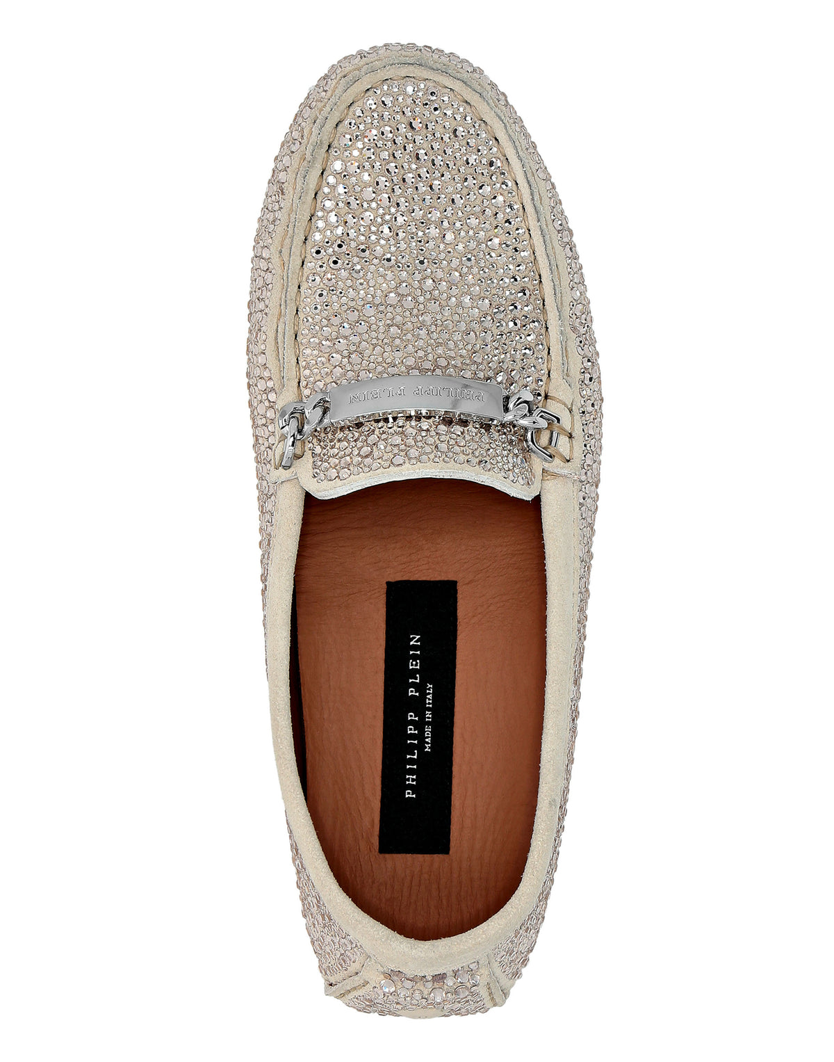 Suede Strass Moccasin