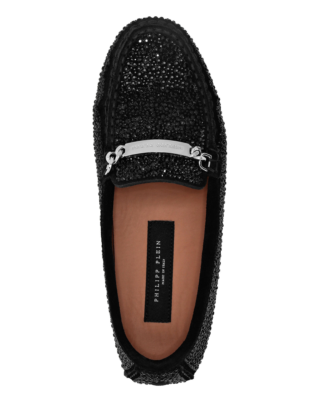 Suede Strass Moccasin