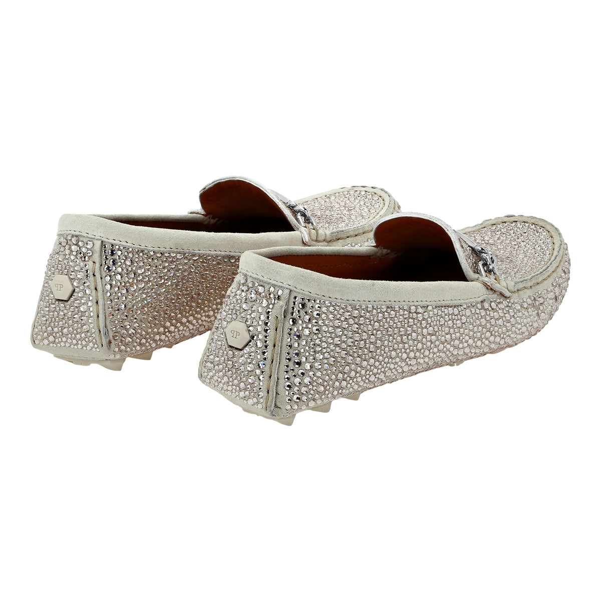 Suede Strass Moccasin