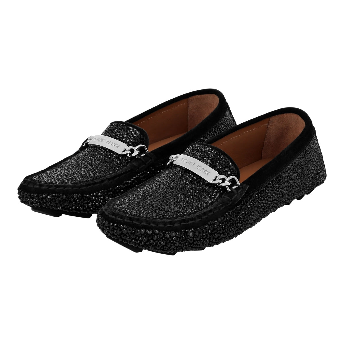 Suede Strass Moccasin