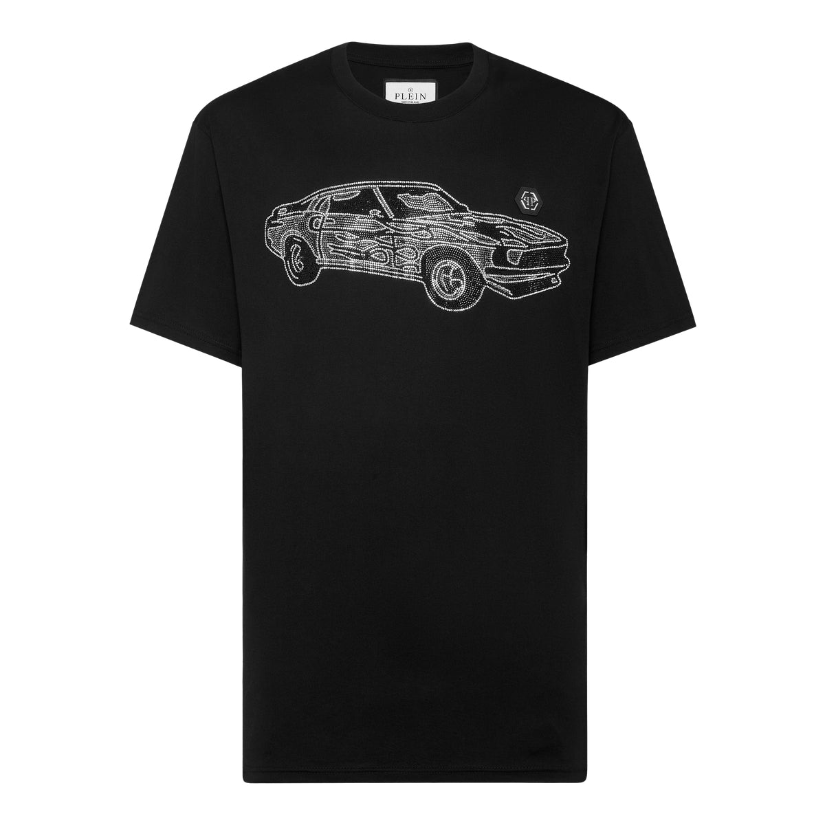 Jersey T-shirt Round Neck SS Strass Cars Racing