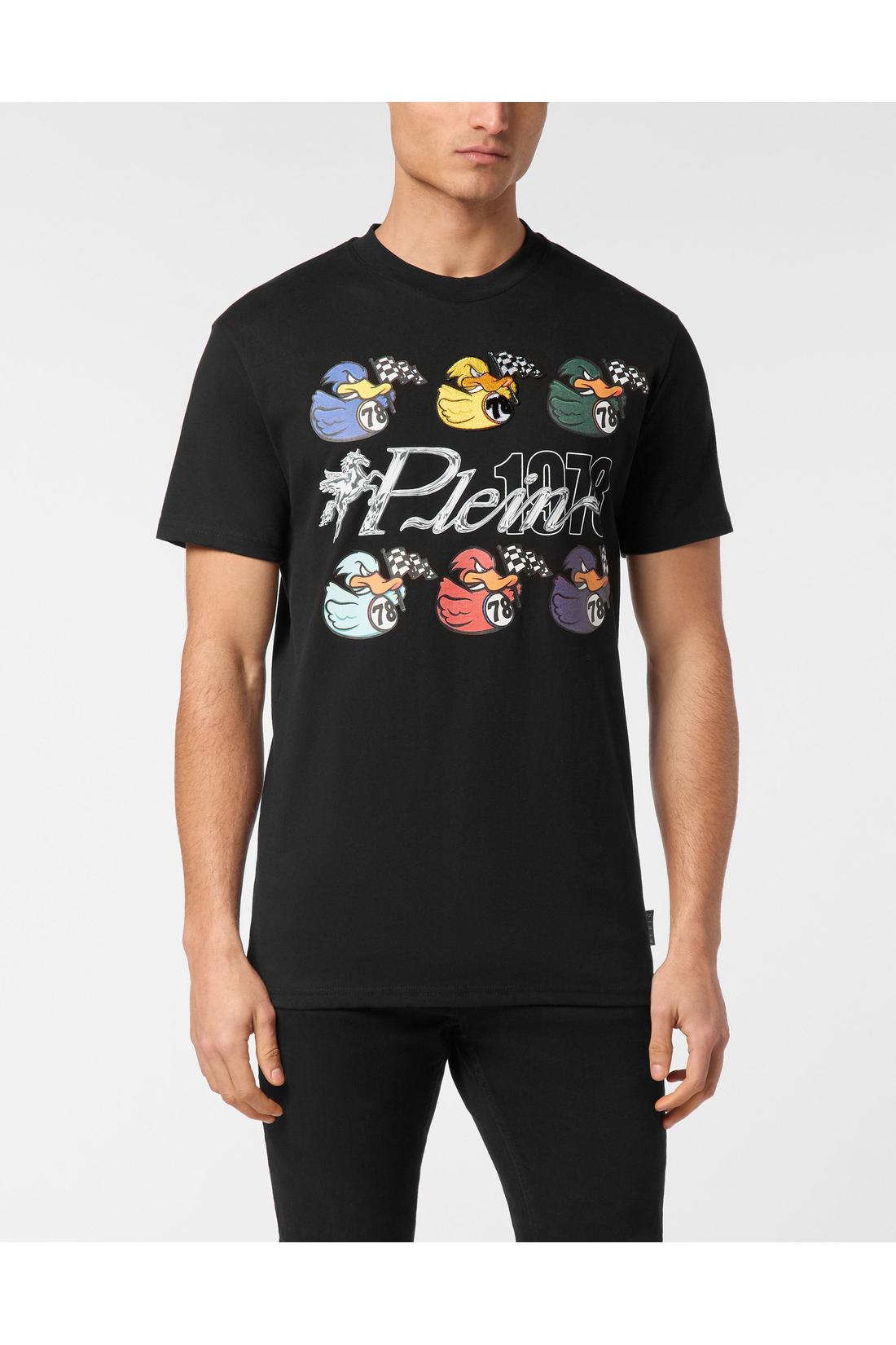 Philipp Plein T-shirt Round Neck SS Tee Plein 1978 Duck, Shirts